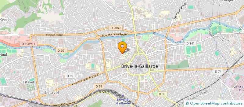 localisation de l'entreprise PAVILLON HAUT  BRIVE-LA-GAILLARDE