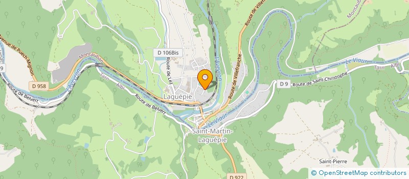 localisation de l'entreprise PAVILLON LAGUEPIE  LAGUEPIE