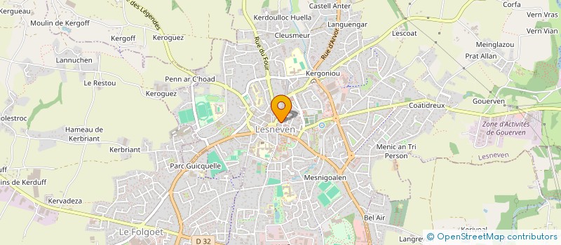 localisation de l'entreprise PAVILLON NOIR à PONT-L'ABBE