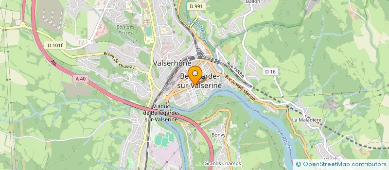 localisation de l'entreprise PAVILLON NOIR BD  VALSERHONE