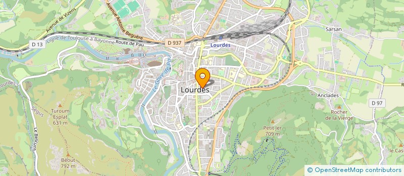 localisation de l'entreprise PAVILLON SENSATIONS à LOURDES