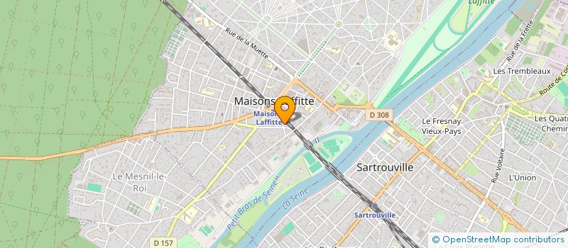 localisation de l'entreprise PAVILLON THIERS à MAISONS-LAFFITTE