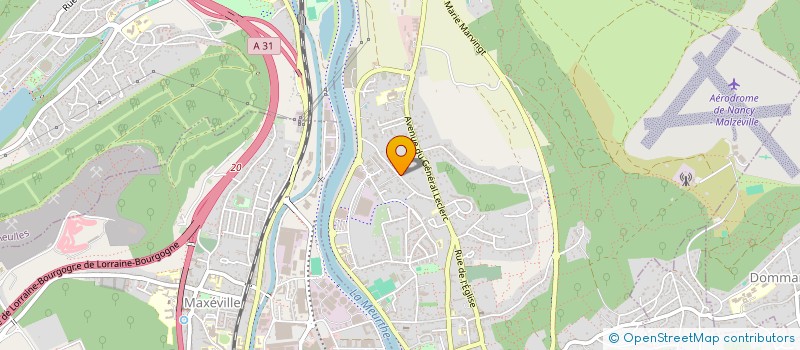 localisation de l'entreprise PAVILLON-THOUVENIN  MALZEVILLE