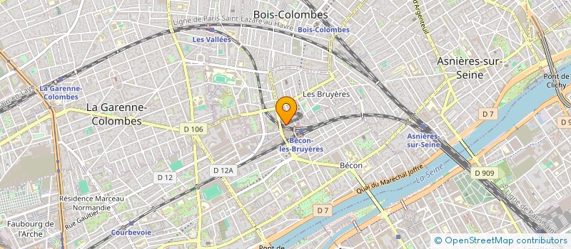 localisation de l'entreprise PAVILLONN  ASNIERES-SUR-SEINE