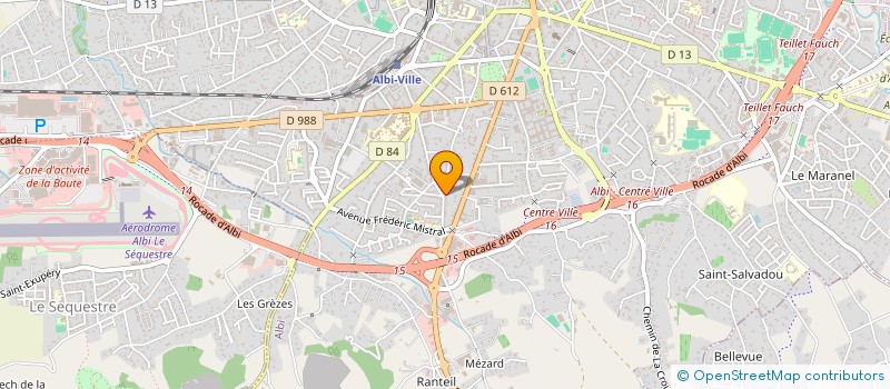 localisation de l'entreprise PAVILLONS à ALBI