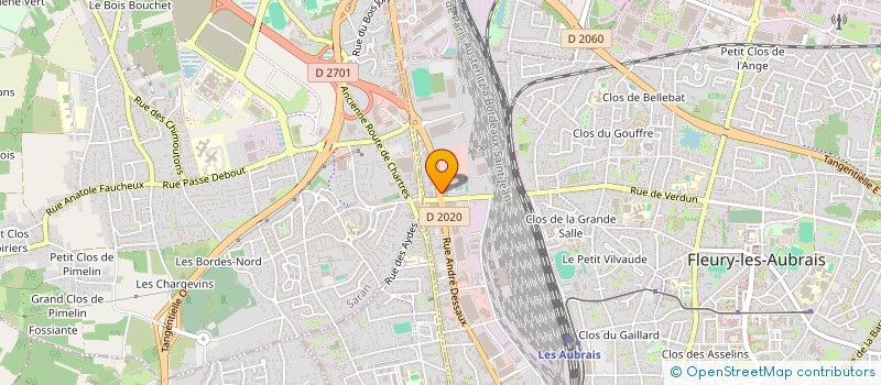 localisation de l'entreprise PAVILLONS BOURGOGNE  FLEURY-LES-AUBRAIS
