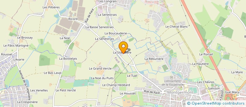 localisation de l'entreprise PAVILLONS JUBAULT à MONTGERMONT