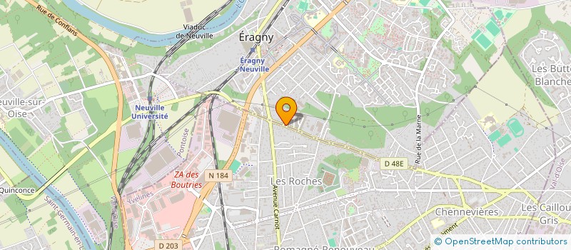localisation de l'entreprise PAVILLONS ZUCCHELLI  ERAGNY