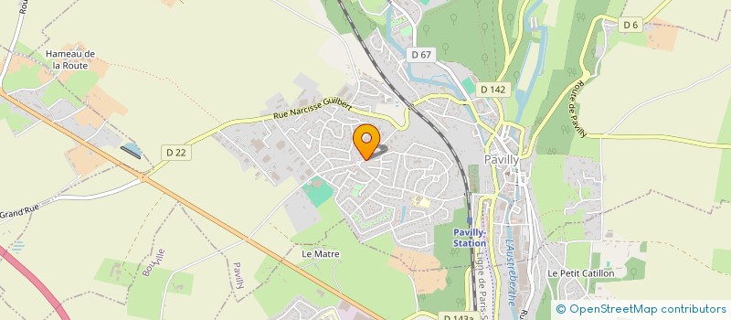 localisation de l'entreprise PAVILLY BARENTIN TENNIS CLUB à PAVILLY