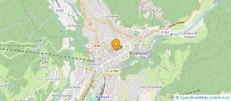 localisation de l'entreprise PAVILOU à BRIANCON