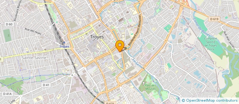 localisation de l'entreprise PAVIMAR  TROYES