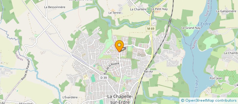 localisation de l'entreprise PAVIMENTO à LA CHAPELLE-SUR-ERDRE