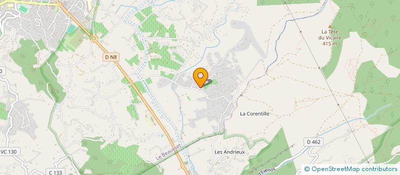 localisation de l'entreprise PAVIMMO  LE BEAUSSET