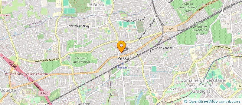 localisation de l'entreprise PAVINA à PESSAC