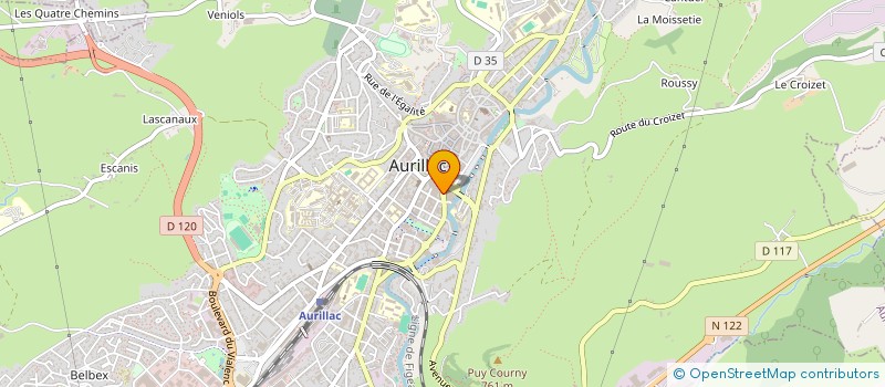 localisation de l'entreprise PAVINORM CONSTRUCTION à AURILLAC