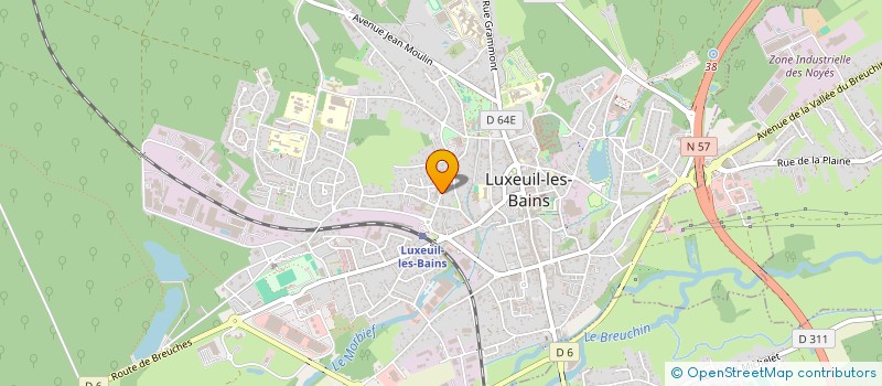 localisation de l'entreprise PAVIP CONSEIL MARKETING SA à LUXEUIL-LES-BAINS