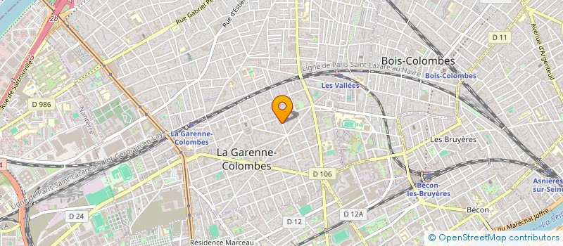 localisation de l'entreprise PAVIPAIN à LA GARENNE-COLOMBES