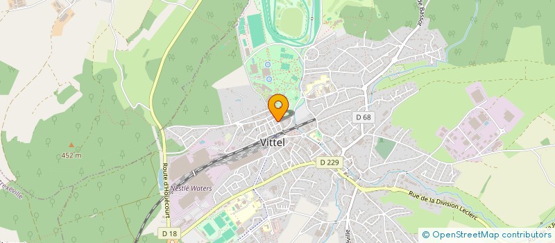 localisation de l'entreprise PAVIPLAINE à VITTEL
