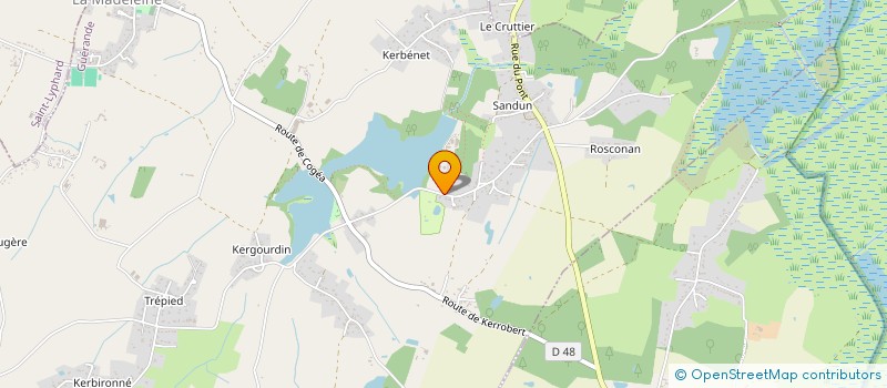 localisation de l'entreprise PAVIS TOURISME  GUERANDE