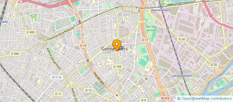 localisation de l'entreprise PAVLA à GENNEVILLIERS