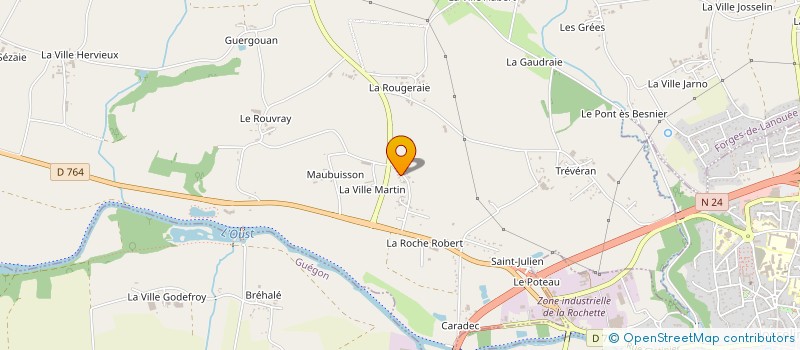 localisation de l'entreprise PAVLIC FAMILY  PLEUGRIFFET