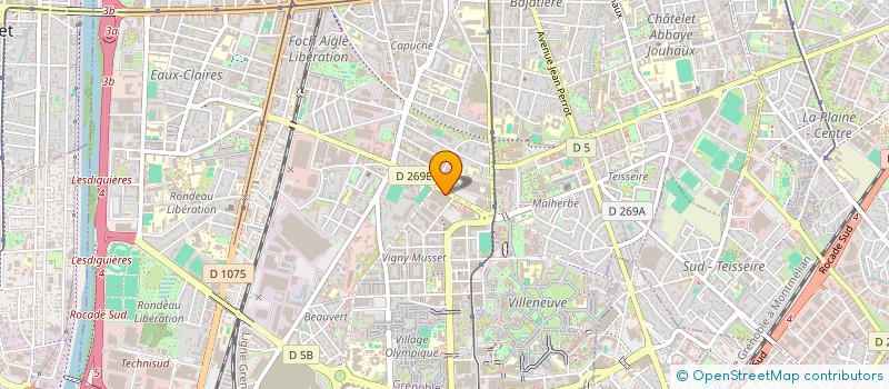 localisation de l'entreprise PAVLLOVE à GRENOBLE