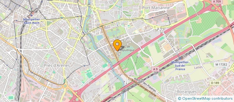 localisation de l'entreprise PAVLOVA IMMOBILIER à MONTPELLIER