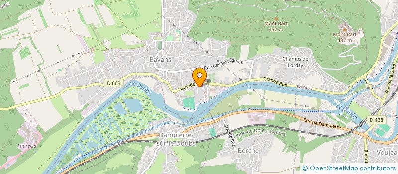 localisation de l'entreprise PAVLOVIC  BAVANS