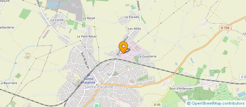 localisation de l'entreprise PAVOB HOLD à SAINTE-PAZANNE
