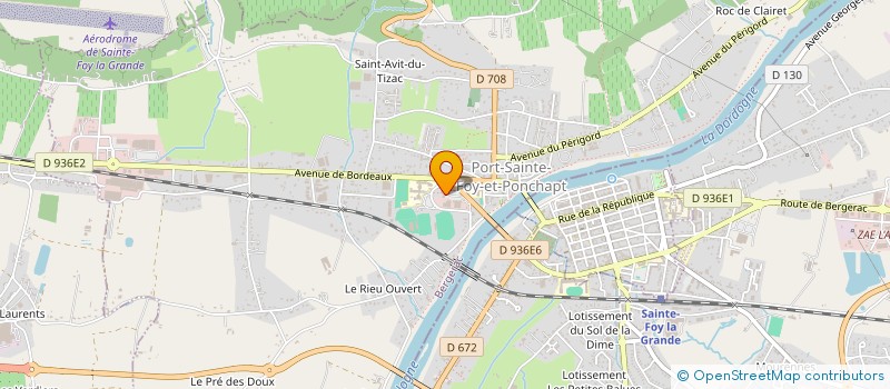 localisation de l'entreprise PAVOIS à PORT-SAINTE-FOY-ET-PONCHAPT