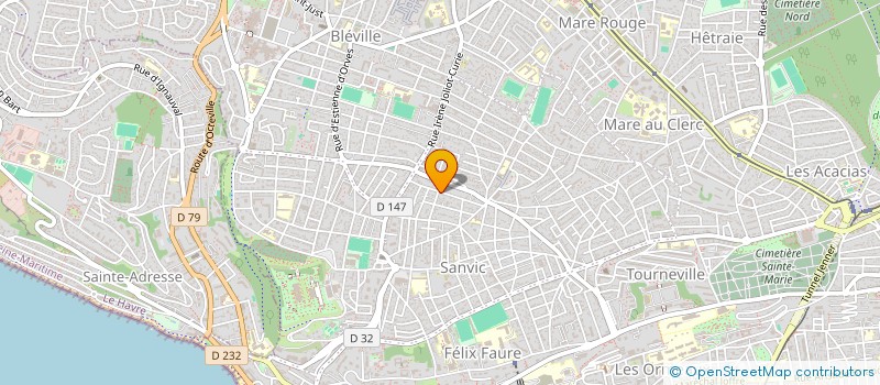 localisation de l'entreprise PAVOIS IMMOBILIER à LE HAVRE