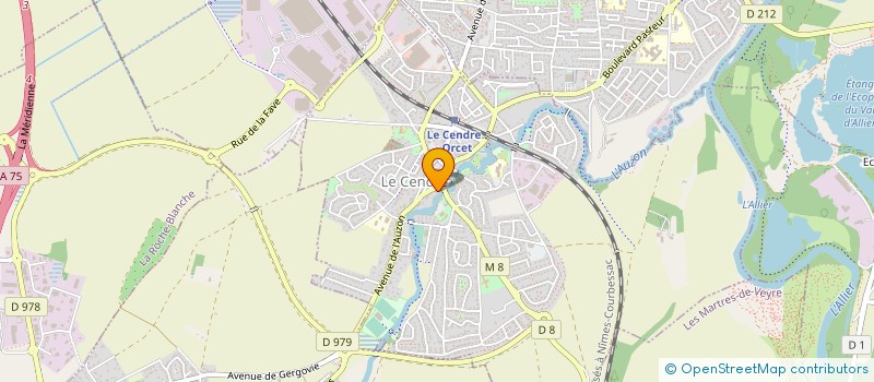 localisation de l'entreprise PAVON AGENCEMENT  LE CENDRE