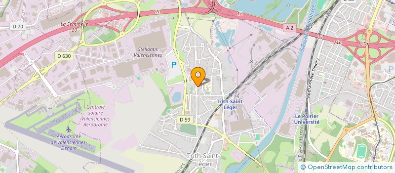 localisation de l'entreprise PAVONE PERE & FILLES  TRITH-SAINT-LEGER