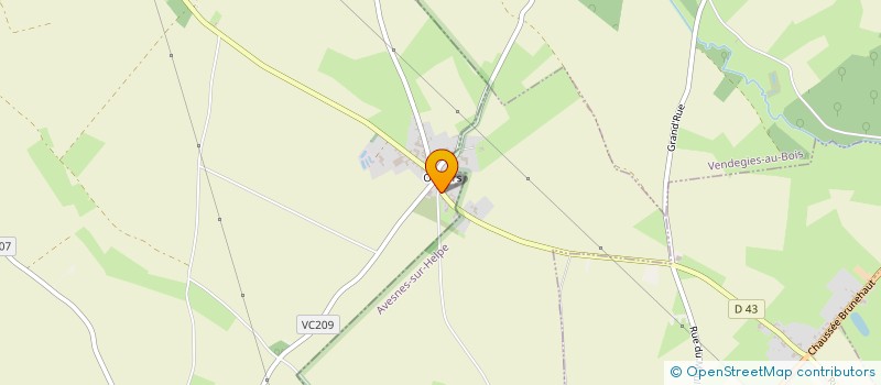 localisation de l'entreprise PAVOT IMMO à SOLESMES