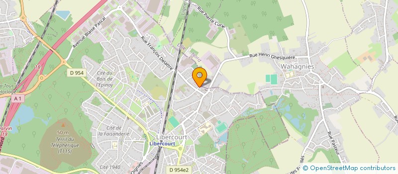 localisation de l'entreprise PAVULA IMMOBILIER  LIBERCOURT