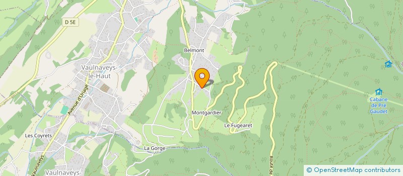 localisation de l'entreprise PAW  VAULNAVEYS-LE-HAUT