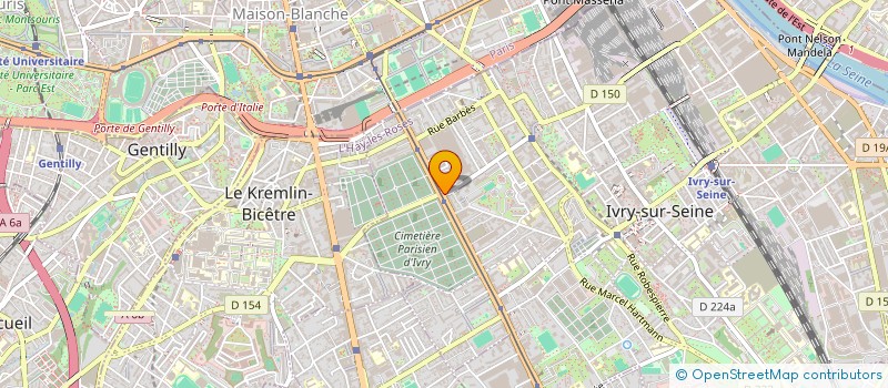 localisation de l'entreprise PAWADI  IVRY-SUR-SEINE