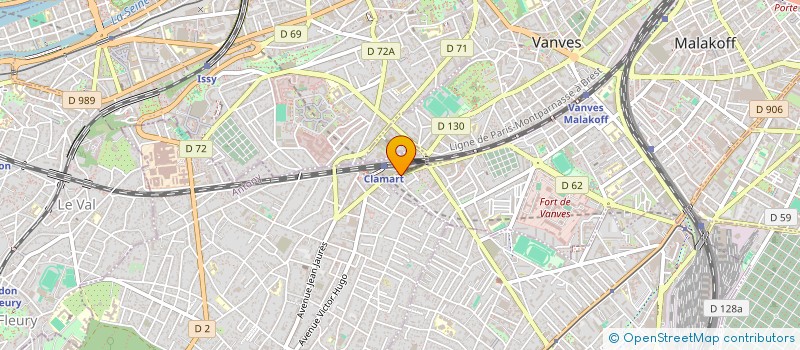 localisation de l'entreprise PAWAL  MALAKOFF