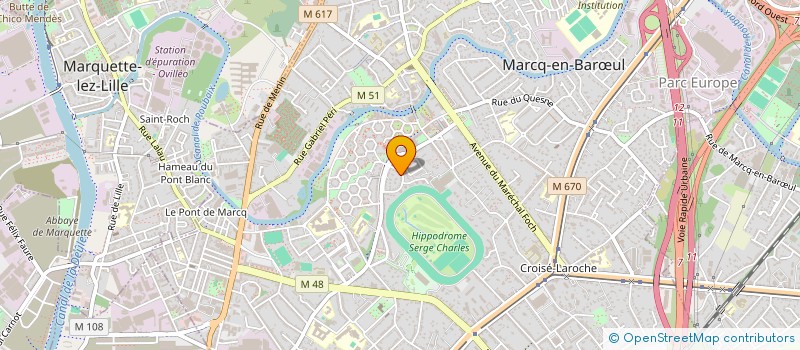 localisation de l'entreprise PAWIL à MARCQ-EN-BARŒUL