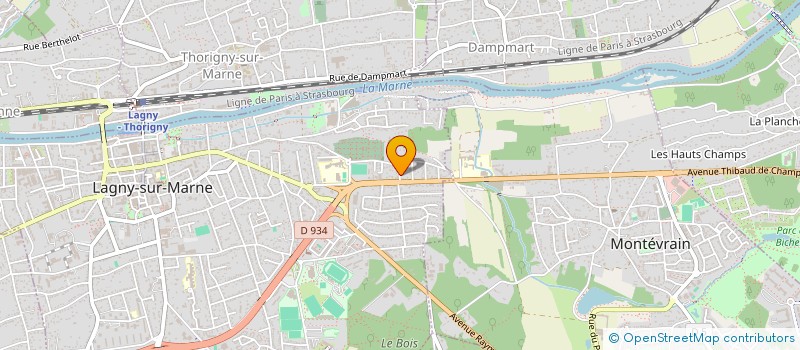 localisation de l'entreprise PAWLIK RENOV  LAGNY-SUR-MARNE