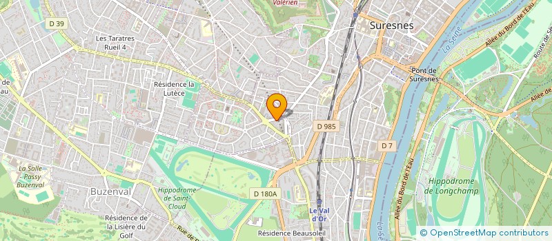 localisation de l'entreprise PAWLOT A TOUSS M AMIRAUX D à SURESNES