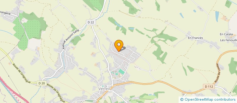 localisation de l'entreprise PAWLOVET  VERFEIL