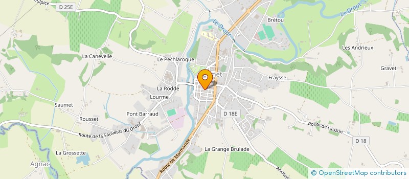 localisation de l'entreprise PAWPRINT ASSOCIATION  EYMET