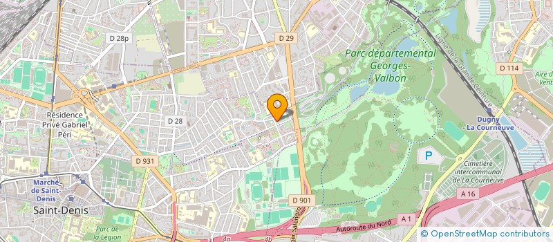 localisation de l'entreprise PAWPRINTS (EMPREINTES)  SAINT-DENIS