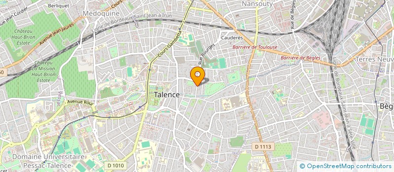 localisation de l'entreprise PAX  TALENCE