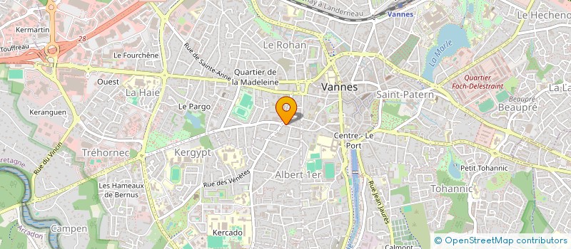 localisation de l'entreprise PAX à VANNES