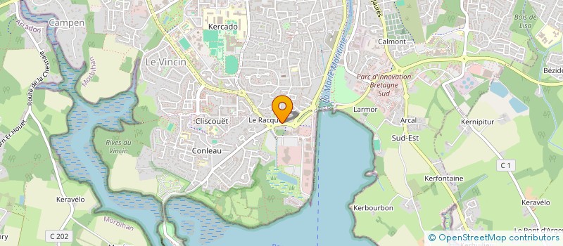 localisation de l'entreprise PAX à VANNES