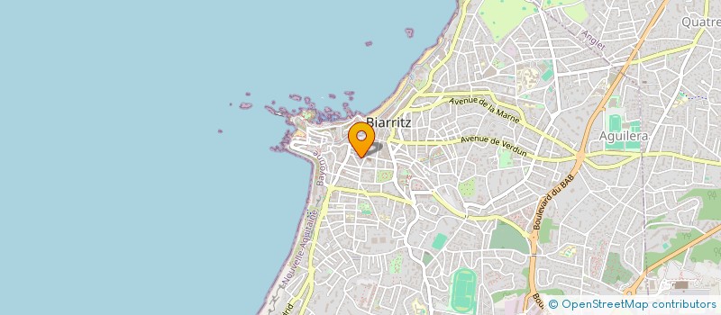 localisation de l'entreprise PAX ET GAUDIUM à BIARRITZ