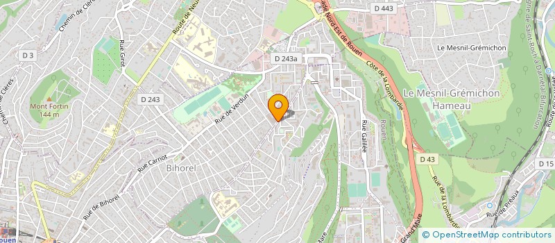 localisation de l'entreprise PAX INGENIERIE à BIHOREL