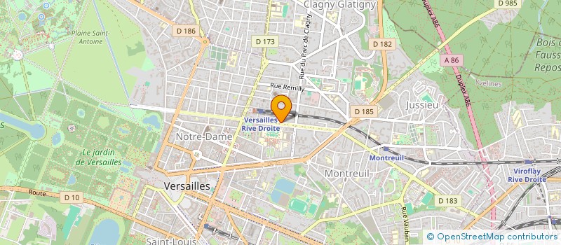 localisation de l'entreprise PAX NOBIS à VERSAILLES